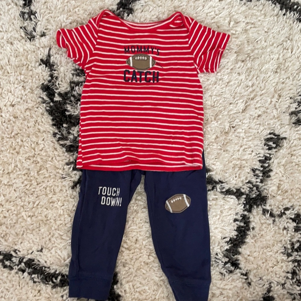 It’s good! Comfy cotton Football set 🏈